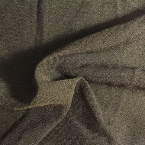 Polyester Viscose Stretch Woven Fabric, 220 gsm — Brown