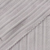 Grey Tone-on-Tone Rib Knit, Cotton-Poly — photo 1