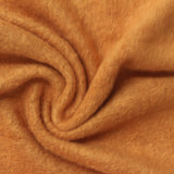 Brushed Viscose Polyester Stretch Chunky Knit Fabric, 255 gsm, 146 cm — Orange — photo 1