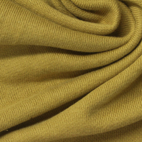 100% Cotton French Terry Fabric, 308 gsm, 170 cm — Khaki