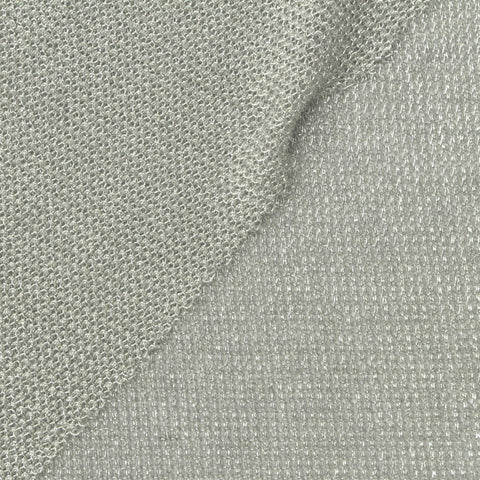 Silver Jersey Knit, Viscose-Metallic