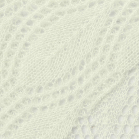 Cream Openwork Pointelle Knit, Polyester, 150 gsm