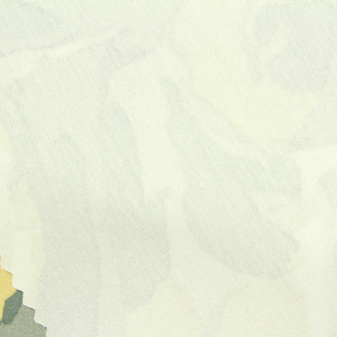 Camo Cotton Viscose Stretch Sateen Fabric, 258 gsm, 147 cm — Green
