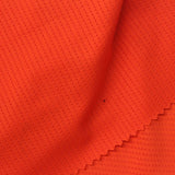 Polyester Stretch Birdseye Knit Fabric, 160 gsm, 155 cm — Orange — photo 1