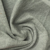 Grey Heathered-Marl Interlock Knit, Poly-Cotton — photo 1