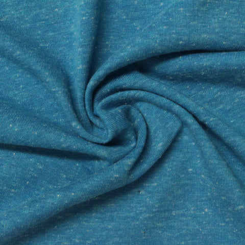 Polyester Cotton Jersey Knit Fabric, 175 gsm, 172 cm — Blue