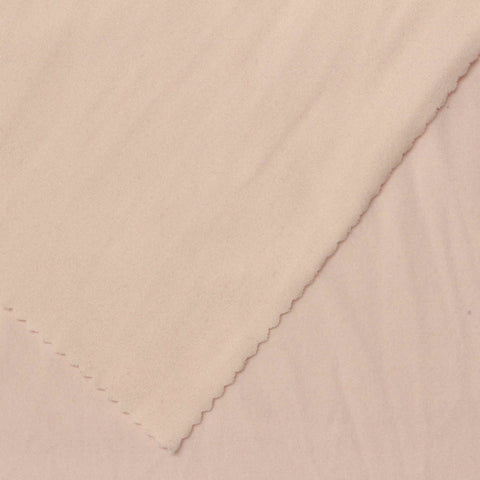 Polyester Stretch Milk Silk Knit Fabric, 195 gsm, 170 cm — Beige