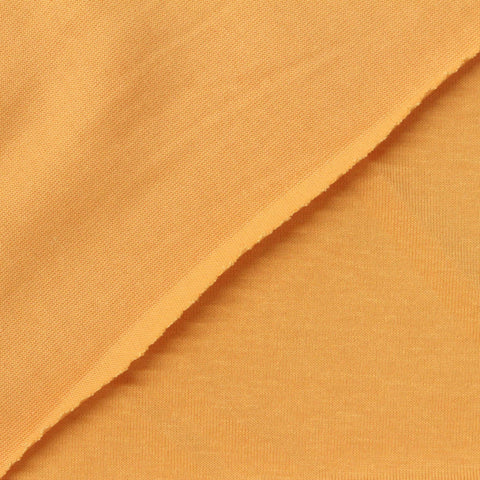 Cotton Polyester Jersey Knit Fabric, 200 gsm, 165 cm — Yellow
