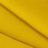 Brushed Cotton Stretch Sateen Fabric, 330 gsm, 147 cm — Yellow — photo 1