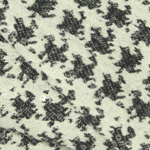 Black Subtle-Sparkle Bouclé, Polyester