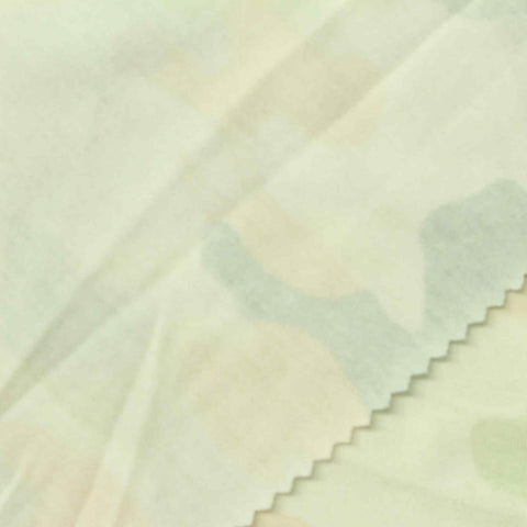 Light Green Camo Jersey Knit, Poly-Viscose