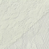 White Textured Warp Knit, Polyester — photo 1