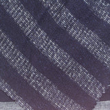 Striped 100% Cotton Denim Fabric, 260 gsm, 170 cm — Navy — photo 1