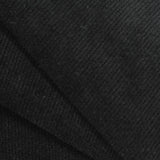 Polyester Stretch Knit Fabric, 390 gsm, 160 cm — Black — photo 1