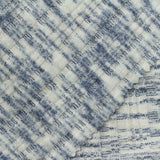 White Marl Rib Knit, Poly-Viscose, 280 gsm — photo 1