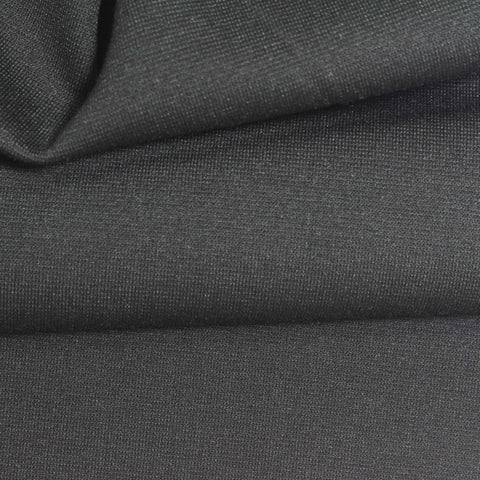 Polyester Viscose Stretch Ponte Knit Fabric, 300 gsm, 160 cm — Grey