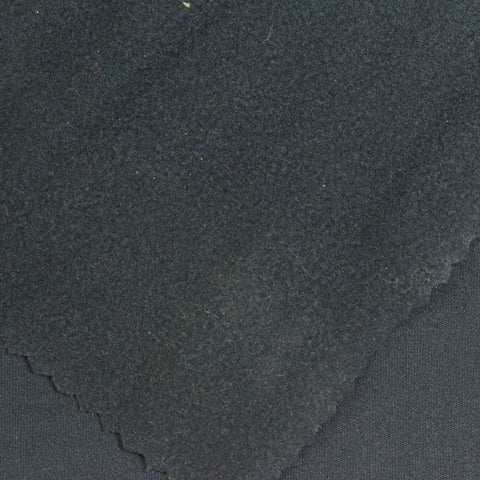 Brushed Polyester Stretch Sateen Fabric, 240 gsm, 155 cm — Blue