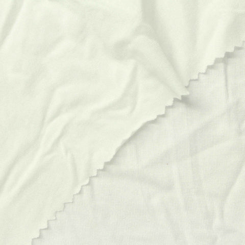 Jersey Knit Fabric, 150 gsm, 170 cm — White