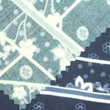 Navy Flowers Poplin, Cotton — photo 1