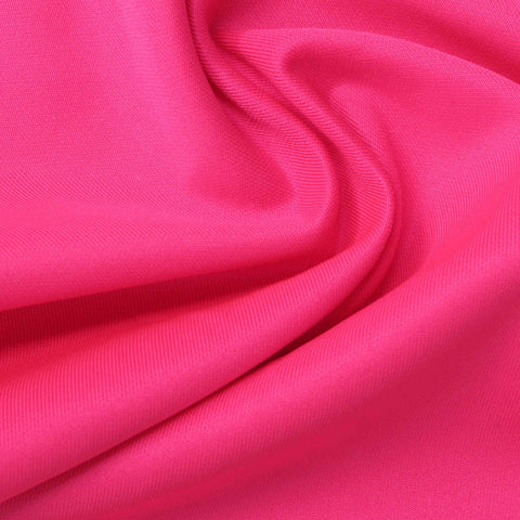 Polyester Stretch Scuba Knit Fabric, 240 gsm, 160 cm — Pink