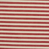 Red Horizontal-Stripe Woven, Cotton, 110 gsm — photo 1