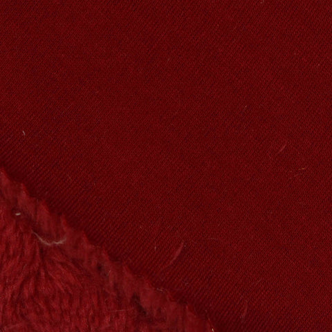 100% Polyester Jersey Knit Fabric, 380 gsm, 160 cm — Red