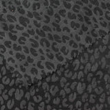 Dark Grey Leopard Jacquard, Polyester — photo 1