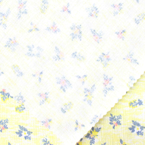 Pink Floral Crepe, Cotton-Poly, 198 gsm