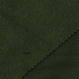 Brushed Cotton Polyester French Terry Fabric, 240 gsm, 165 cm — Green — photo 1