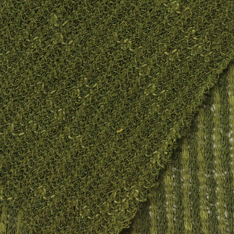 Green Dots Chunky Knit, Poly-Cotton