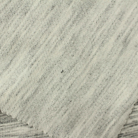 Light Grey Marl French Terry, Poly-Viscose, 205 gsm