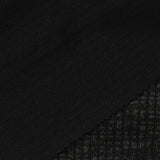 Black Textured Rib Knit, Polyester — photo 1