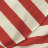 Red Stripes Knit, Cotton — photo 1
