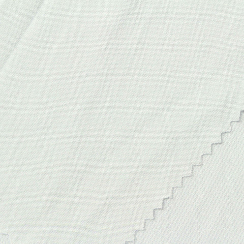 100% Polyester Birdseye Knit Fabric, 155 gsm, 180 cm — White