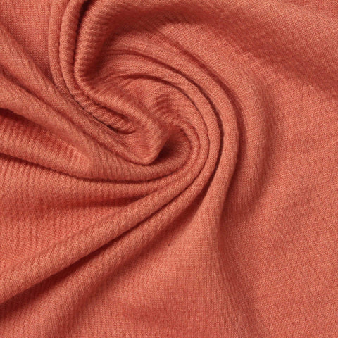 Polyester Viscose Stretch Crepe Fabric, 140 gsm, 140 cm — Orange