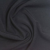 Tencel Lyocell Stretch Interlock Knit Fabric, 260 gsm, 175 cm — Black — photo 1