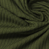 Rib Knit Fabric, 150 gsm, 135 cm — Green — photo 1