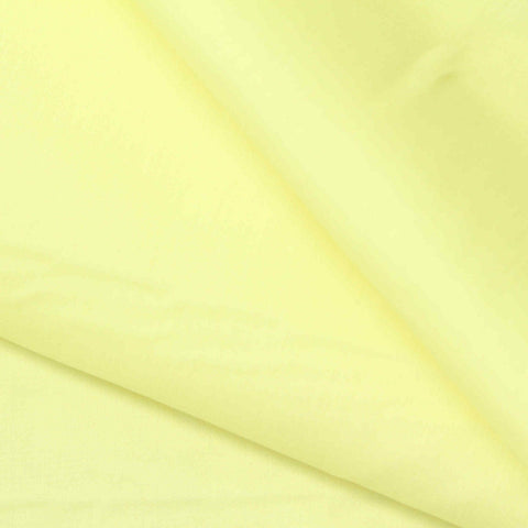 Cotton Nylon Stretch Poplin Fabric, 100 gsm, 147 cm — Yellow