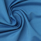Polyester Stretch Birdseye Knit Fabric, 174 gsm, 154 cm — Blue — photo 1