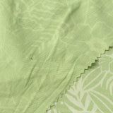 Light Green Floral Jersey Knit, Viscose — photo 1