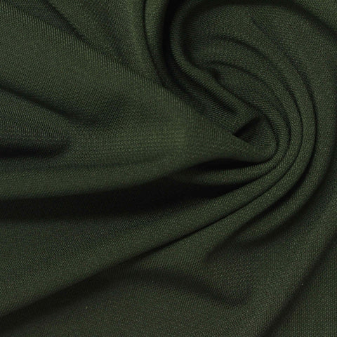 Dark Green Linen-Look