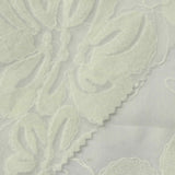 Cream Tone-on-Tone Chiffon, Polyester — photo 1