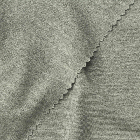 Heather Grey Marl Jersey Knit, Viscose, 200 gsm