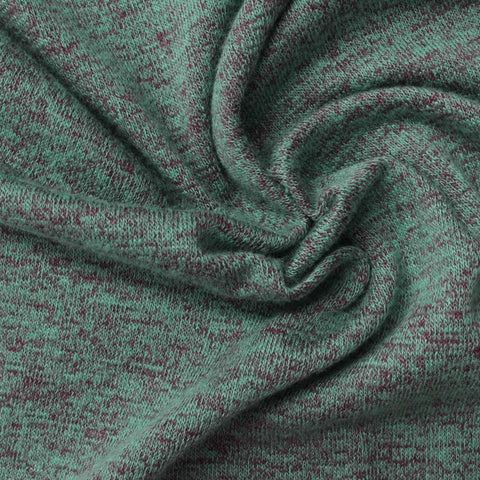Green Marl Chunky Knit
