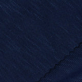 Dark Blue Heathered-Marl Interlock Knit, Polyester, 170 gsm — photo 1