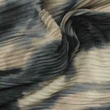 Black Animal Print Mesh, Polyester — photo 1