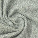 Viscose Polyester Stretch Rib Knit Fabric, 240 gsm, 175 cm — Grey — photo 1