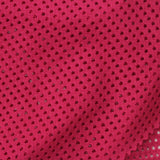 Hot Pink Eyelet Jacquard, Cotton-Poly — photo 1
