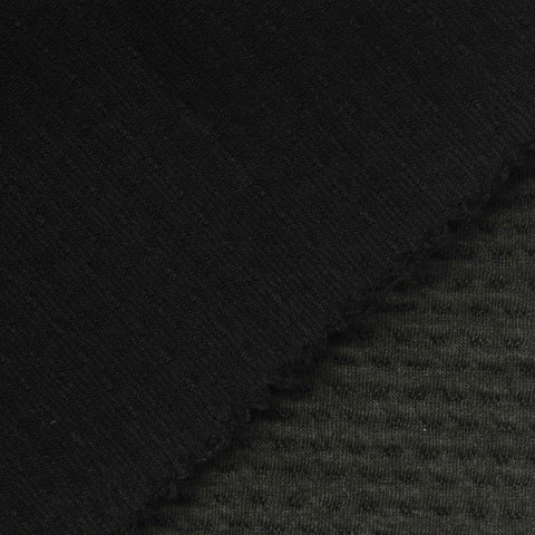 Dark Grey Dot Jacquard, Polyester, 315 gsm