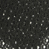 Black Openwork Knit, Poly-Cotton — photo 1